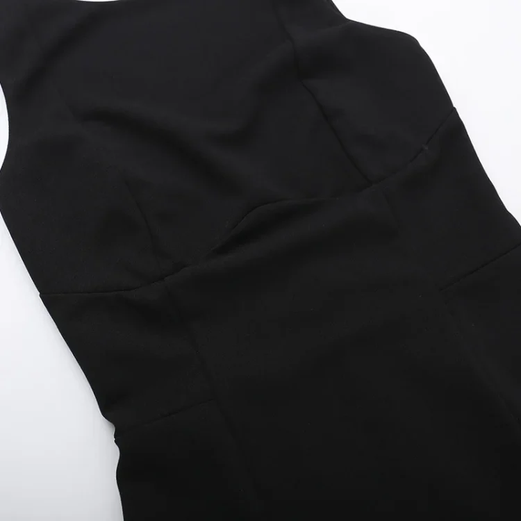 Spring Summer Fashion Europe America Short Mini Ball Gown Party Dress Women White Black Backless Slim Fit A-line Short Dresses - Image 5