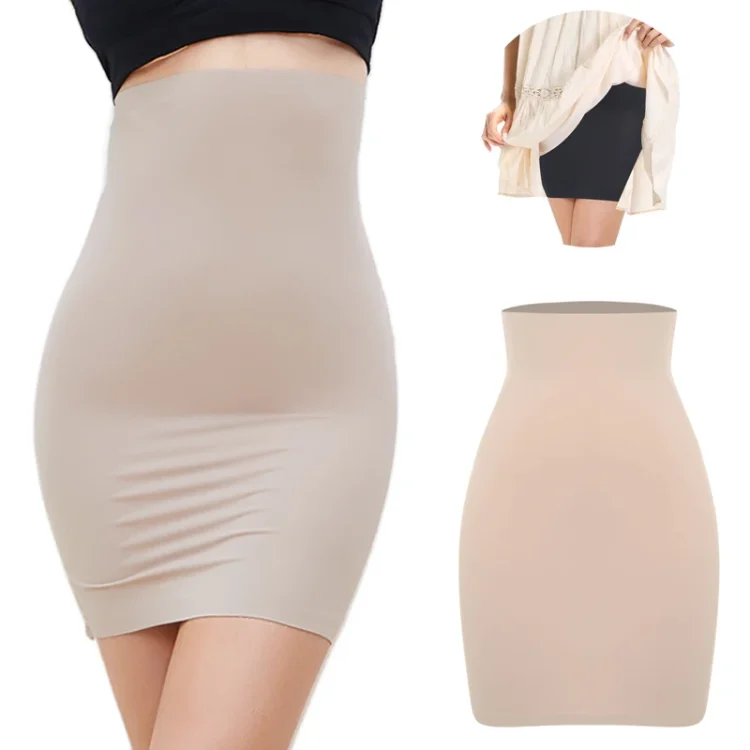 High Waist Tummy Control Slips Woman Seamless Slimming Half Slip Underwear Shapewear Body Shaper Underdress Petticoat Shapers - Image 6