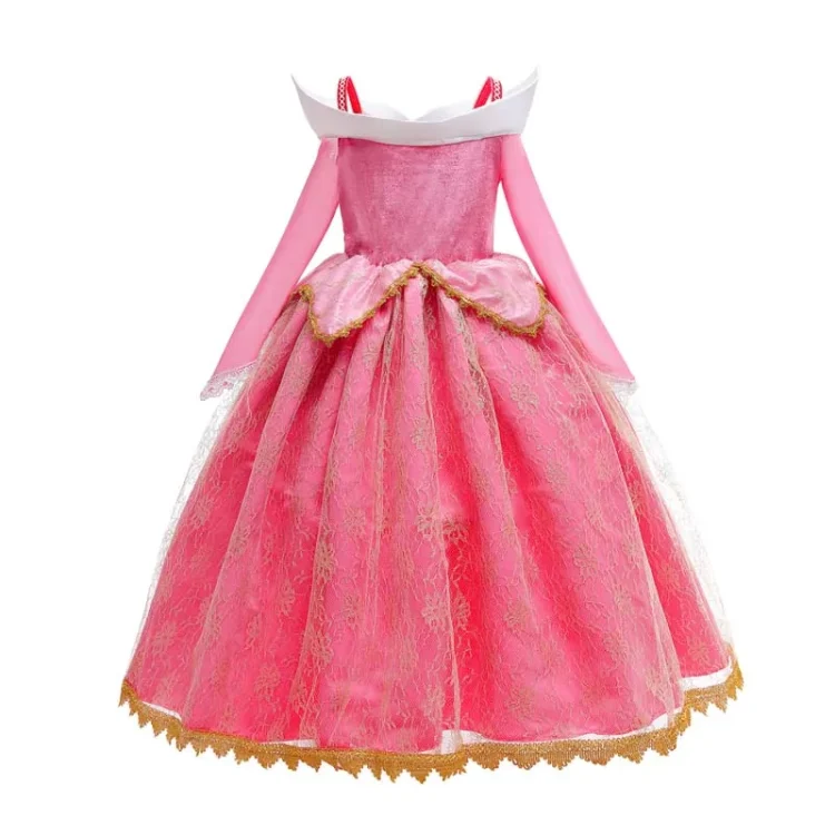 2023 New Product Beauty Princess Sleeping Pink Glowing Princess Led Dress With Accessories HCSP-001 - Image 4