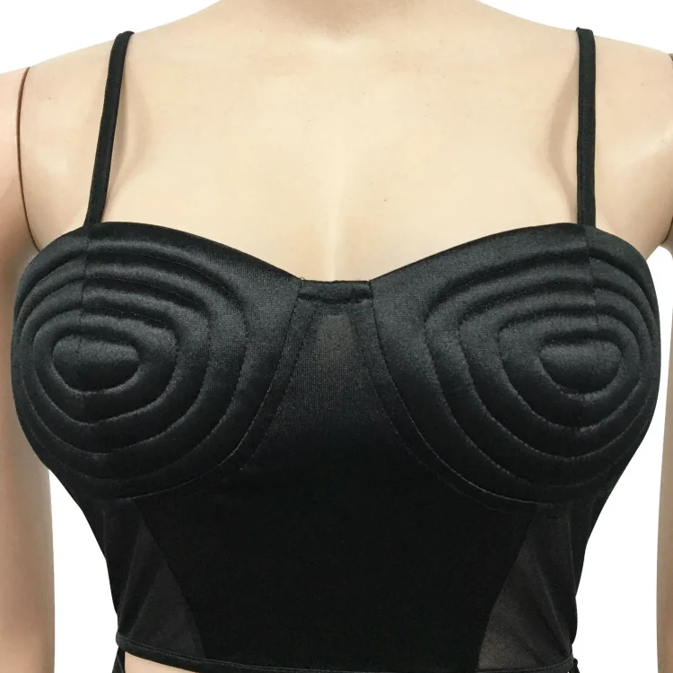 Side Slit Drawstring One Piece Satin Pleated Strapless Dresses Women Lady Elegant Sexy Club Dress - Image 4