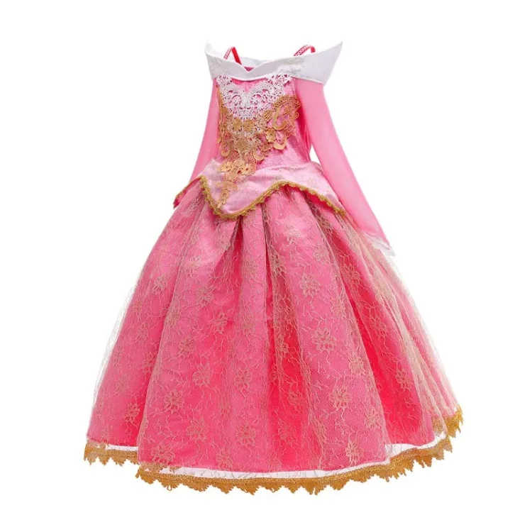 2023 New Product Beauty Princess Sleeping Pink Glowing Princess Led Dress With Accessories HCSP-001 - Image 3