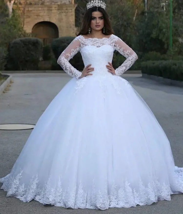 S1073A    Drop Shipping 2025 New  off Shoulder Fashion  Women Gift Veil Petticoat Elegant Wedding Dresses - Image 6
